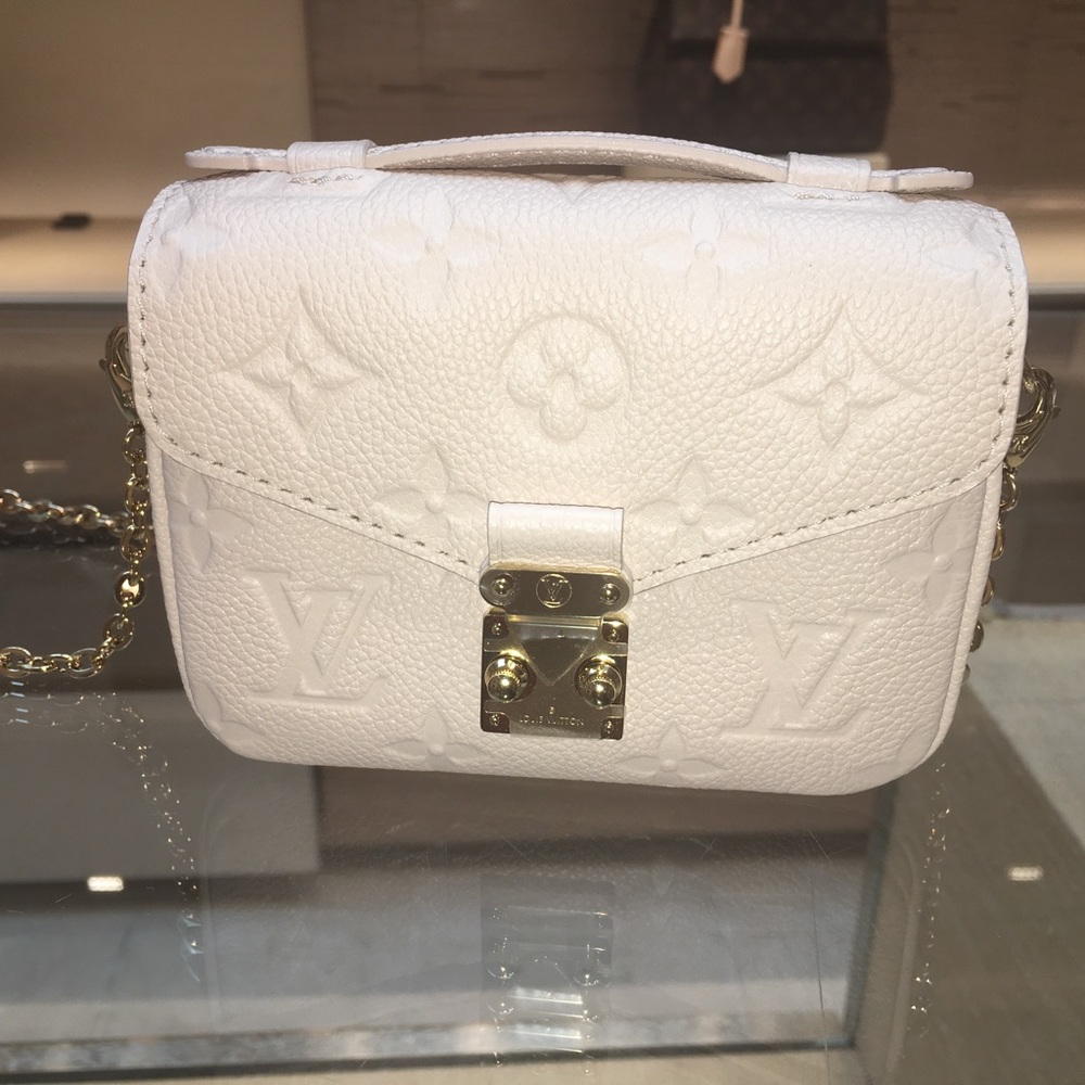 LOUIS VUITTON EMPREINTE POCHETTE MICRO METIS BEIGE CLAIR SUPER BAG Limited NEW